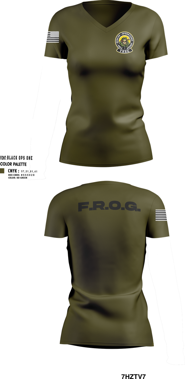 Womens Short Sleeve Vneck Shirt, Fire Rescue Operations Group, Fire Department, Teamtime, Team time, sublimation, custom sports apparel, team uniforms, spirit wear, spiritwear, sports uniforms, custom shirts, team store, custom team store, fundraiser sports, apparel fundraiser