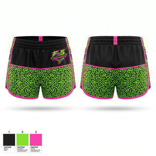 Womens Shorts, F-5 Totnadoes, Softball, Teamtime, Team time, sublimation, custom sports apparel, team uniforms, spirit wear, spiritwear, sports uniforms, custom shirts, team store, custom team store, fundraiser sports, apparel fundraiser