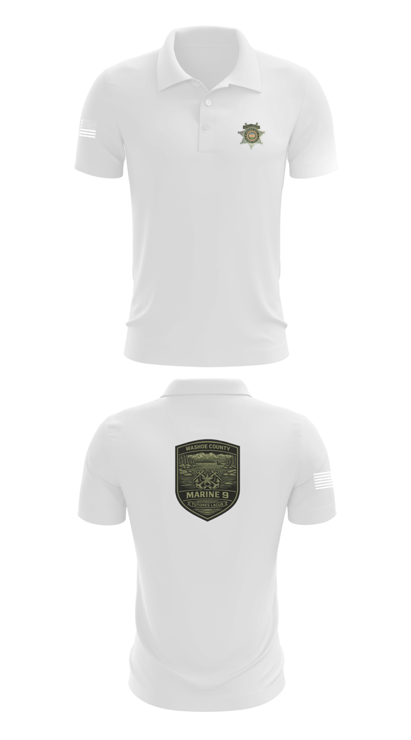 Short Sleeve Performance Polo, Marine9, Police, Teamtime, Team time, sublimation, custom sports apparel, team uniforms, spirit wear, spiritwear, sports uniforms, custom shirts, team store, custom team store, fundraiser sports, apparel fundraiser