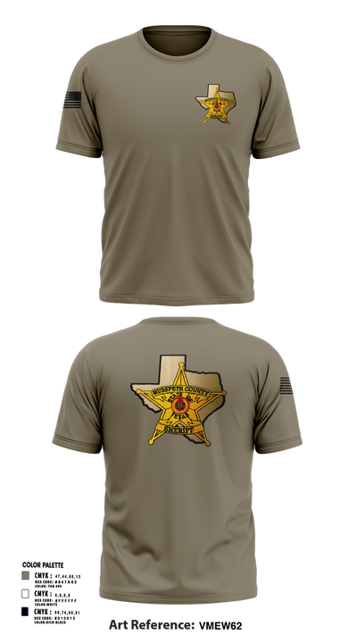Hudspeth county sheriff office 47128359 Short Sleeve Performance Shirt - 1