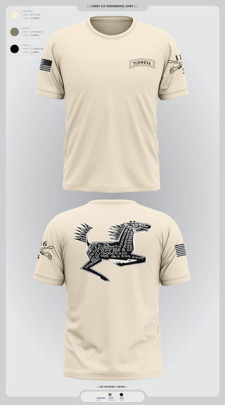 Old School Cotton Feel Shirt, DET 1 HHC 3-116 CAV, Army, Teamtime, Team time, sublimation, custom sports apparel, team uniforms, spirit wear, spiritwear, sports uniforms, custom shirts, team store, custom team store, fundraiser sports, apparel fundraiser