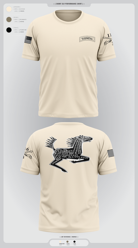 Old School Cotton Feel Shirt, DET 1 HHC 3-116 CAV, Army, Teamtime, Team time, sublimation, custom sports apparel, team uniforms, spirit wear, spiritwear, sports uniforms, custom shirts, team store, custom team store, fundraiser sports, apparel fundraiser