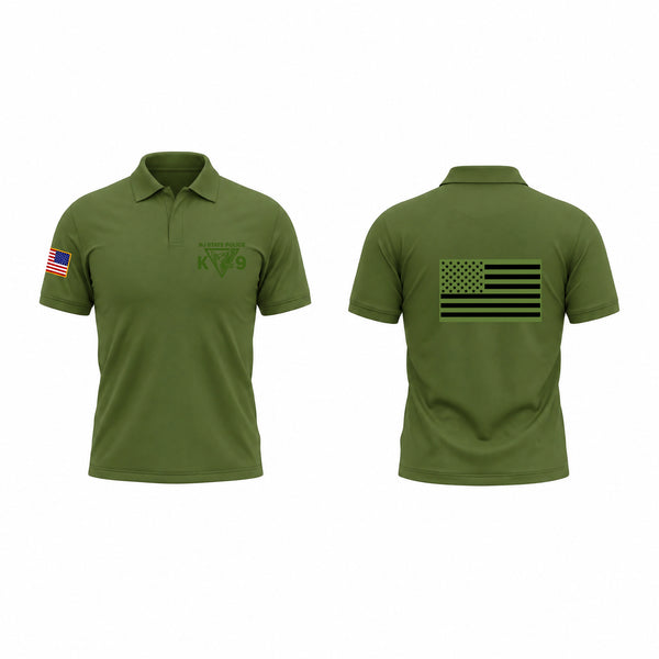 Short Sleeve Performance Polo, NJSP Canine Training & Response Unit, Police, Teamtime, Team time, sublimation, custom sports apparel, team uniforms, spirit wear, spiritwear, sports uniforms, custom shirts, team store, custom team store, fundraiser sports, apparel fundraiser