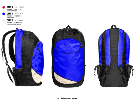 Gear Bag, Clinton Cardinals, Track & Field, Teamtime, Team time, sublimation, custom sports apparel, team uniforms, spirit wear, spiritwear, sports uniforms, custom shirts, team store, custom team store, fundraiser sports, apparel fundraiser