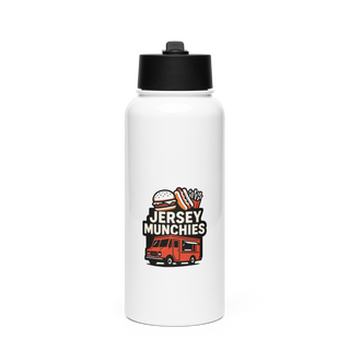 Jersey munchies 54834737 Stainless Steel Water Bottle with a Straw Lid