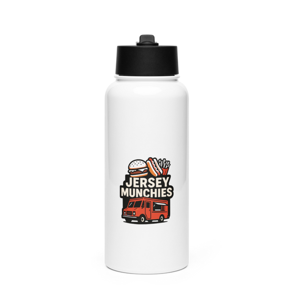 Jersey munchies 54834737 Stainless Steel Water Bottle with a Straw Lid