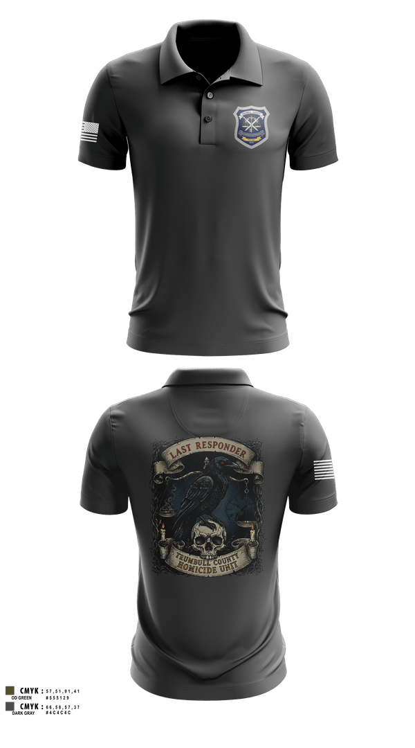 Short Sleeve Performance Polo, Trumbull County Homicide Investigation and Prosecution Unit, , Teamtime, Team time, sublimation, custom sports apparel, team uniforms, spirit wear, spiritwear, sports uniforms, custom shirts, team store, custom team store, fundraiser sports, apparel fundraiser