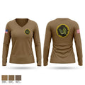 HSM-48 Women's Long Sleeve V-neck Shirt - 1