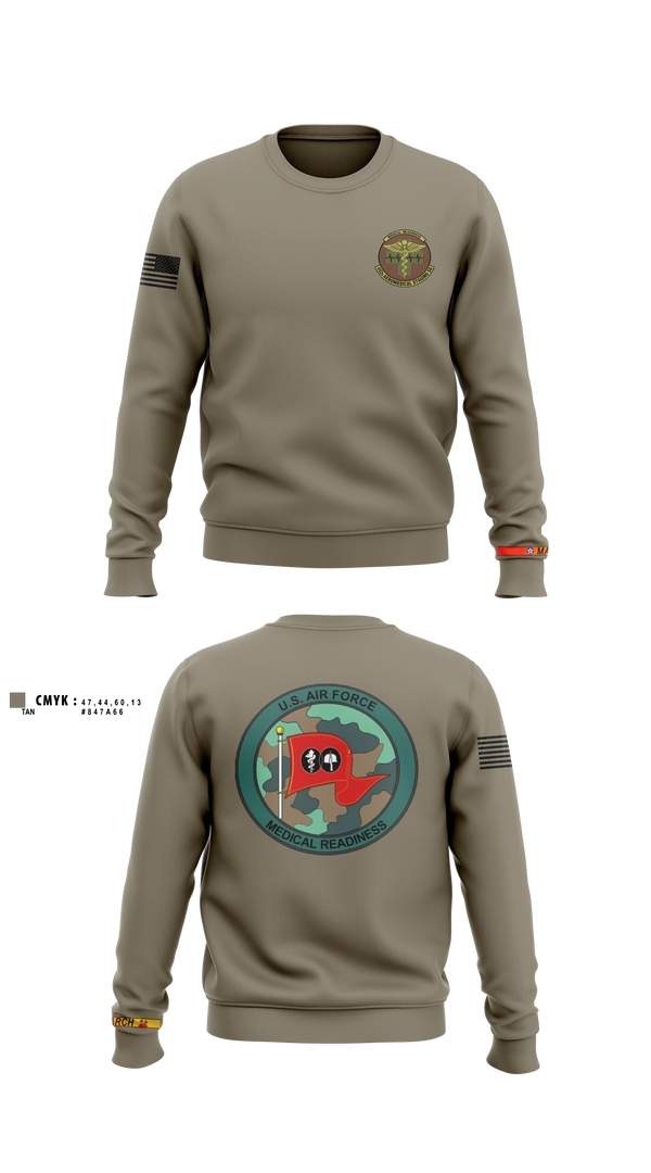 Crew Neck Sweatshirt, 452 ASTS, Air Force, Teamtime, Team time, sublimation, custom sports apparel, team uniforms, spirit wear, spiritwear, sports uniforms, custom shirts, team store, custom team store, fundraiser sports, apparel fundraiser