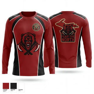 Long Sleeve Performance Shirt, Escanaba Berserkers, Rugby, Teamtime, Team time, sublimation, custom sports apparel, team uniforms, spirit wear, spiritwear, sports uniforms, custom shirts, team store, custom team store, fundraiser sports, apparel fundraiser