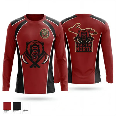 Escanaba Berserkers 87933530 Long Sleeve Performance Shirt 2