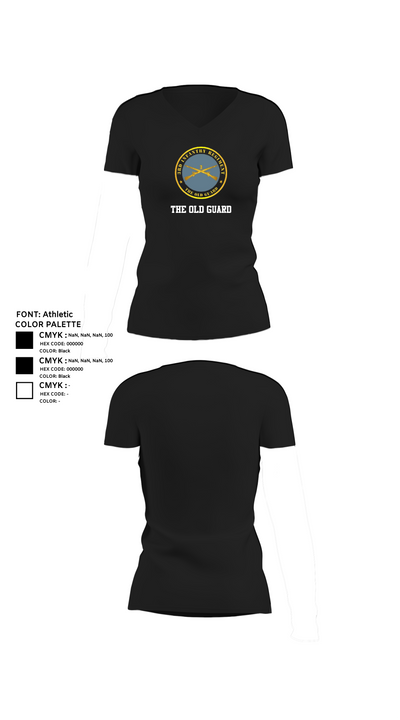 The Old Guard 51363559 Women's Short Sleeve V-neck Shirt - 24