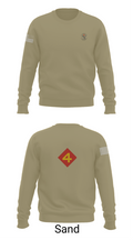 14th Marine regiment 4th Marine corps division 57481844 Crew Neck Sweatshirt - 85