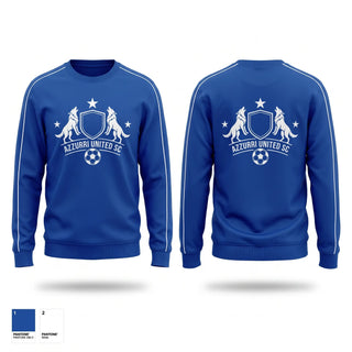 Crew Neck Sweatshirt, AZZURRI UNITED, Men's Soccer, Teamtime, Team time, sublimation, custom sports apparel, team uniforms, spirit wear, spiritwear, sports uniforms, custom shirts, team store, custom team store, fundraiser sports, apparel fundraiser