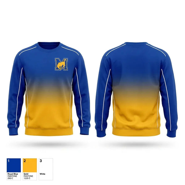 Crew Neck Sweatshirt, Marian Colts, Baseball, Teamtime, Team time, sublimation, custom sports apparel, team uniforms, spirit wear, spiritwear, sports uniforms, custom shirts, team store, custom team store, fundraiser sports, apparel fundraiser