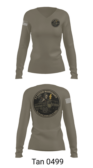 Womens Long Sleeve Vneck Shirt, 3-2 ADA, , Teamtime, Team time, sublimation, custom sports apparel, team uniforms, spirit wear, spiritwear, sports uniforms, custom shirts, team store, custom team store, fundraiser sports, apparel fundraiser