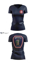 Marathon Fire Rescue Women's Short Sleeve V-neck Shirt - 24