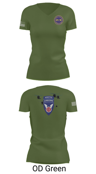 Womens Short Sleeve Vneck Shirt, 440th CBRN CO, , Teamtime, Team time, sublimation, custom sports apparel, team uniforms, spirit wear, spiritwear, sports uniforms, custom shirts, team store, custom team store, fundraiser sports, apparel fundraiser