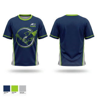 Mens Lacrosse Jersey, Chilliwack Hawks, Men's Lacrosse, Teamtime, Team time, sublimation, custom sports apparel, team uniforms, spirit wear, spiritwear, sports uniforms, custom shirts, team store, custom team store, fundraiser sports, apparel fundraiser