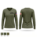James Valley Special Operations Women's Long Sleeve V-neck Shirt - 1