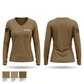 R&S Division Women's Long Sleeve V-neck Shirt - 1
