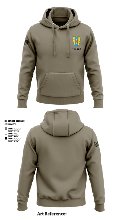 1-4 Cav 62172182 Hoodie - 4