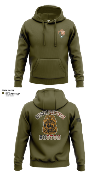 Hoodie, National Park Rangers, Police, Teamtime, Team time, sublimation, custom sports apparel, team uniforms, spirit wear, spiritwear, sports uniforms, custom shirts, team store, custom team store, fundraiser sports, apparel fundraiser