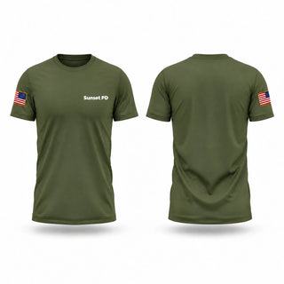 Short Sleeve Performance Shirt, Sunset PD, Police, Teamtime, Team time, sublimation, custom sports apparel, team uniforms, spirit wear, spiritwear, sports uniforms, custom shirts, team store, custom team store, fundraiser sports, apparel fundraiser