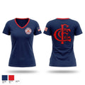 Clayton Fire Department Women's Short Sleeve V-neck Shirt - 1