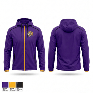 Windbreaker, Dupree Tigers, Women's Volleyball, Teamtime, Team time, sublimation, custom sports apparel, team uniforms, spirit wear, spiritwear, sports uniforms, custom shirts, team store, custom team store, fundraiser sports, apparel fundraiser