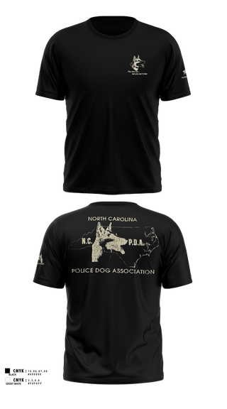 Short Sleeve Performance Shirt, North Carolina Police Dog Association, Police, Teamtime, Team time, sublimation, custom sports apparel, team uniforms, spirit wear, spiritwear, sports uniforms, custom shirts, team store, custom team store, fundraiser sports, apparel fundraiser