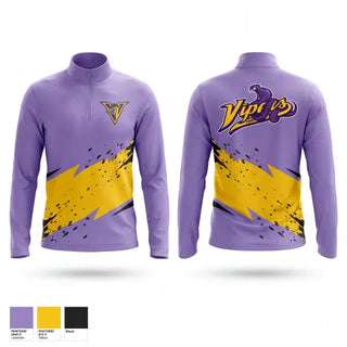 Quarter Zip Jacket, Vipers, Baseball, Teamtime, Team time, sublimation, custom sports apparel, team uniforms, spirit wear, spiritwear, sports uniforms, custom shirts, team store, custom team store, fundraiser sports, apparel fundraiser