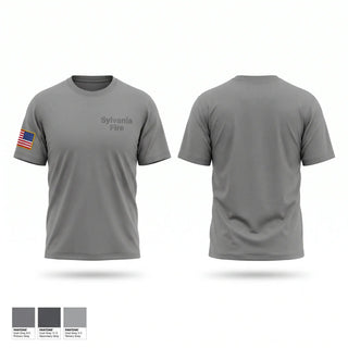 Old School Cotton Feel Shirt, Sylvania Fire, Fire Department, Teamtime, Team time, sublimation, custom sports apparel, team uniforms, spirit wear, spiritwear, sports uniforms, custom shirts, team store, custom team store, fundraiser sports, apparel fundraiser