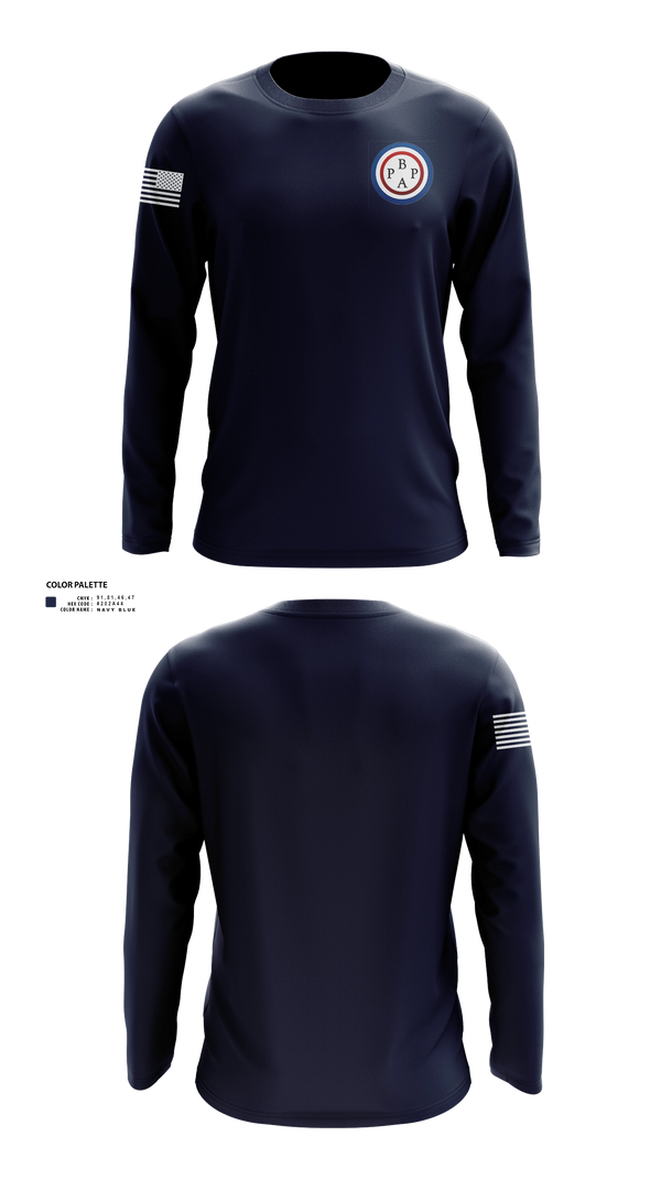 Long Sleeve Performance Shirt, Boston Police Patrolmen’s Association, Police, Teamtime, Team time, sublimation, custom sports apparel, team uniforms, spirit wear, spiritwear, sports uniforms, custom shirts, team store, custom team store, fundraiser sports, apparel fundraiser