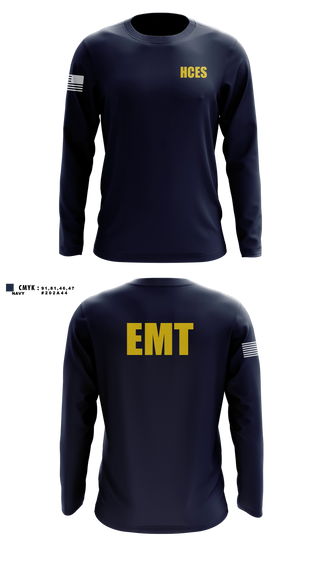 Long Sleeve Performance Shirt, Harrison County Emergency Squad, EMS/EMT, Teamtime, Team time, sublimation, custom sports apparel, team uniforms, spirit wear, spiritwear, sports uniforms, custom shirts, team store, custom team store, fundraiser sports, apparel fundraiser