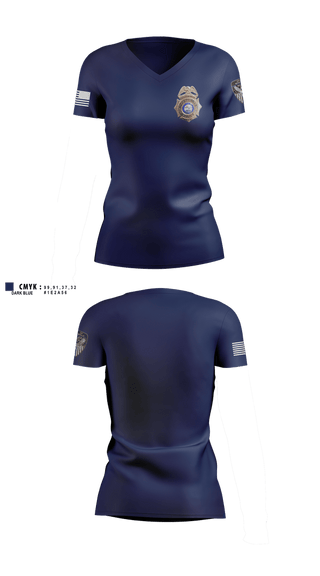 Womens Short Sleeve Vneck Shirt, Town Of Rogersville Police Dept, Police, Teamtime, Team time, sublimation, custom sports apparel, team uniforms, spirit wear, spiritwear, sports uniforms, custom shirts, team store, custom team store, fundraiser sports, apparel fundraiser