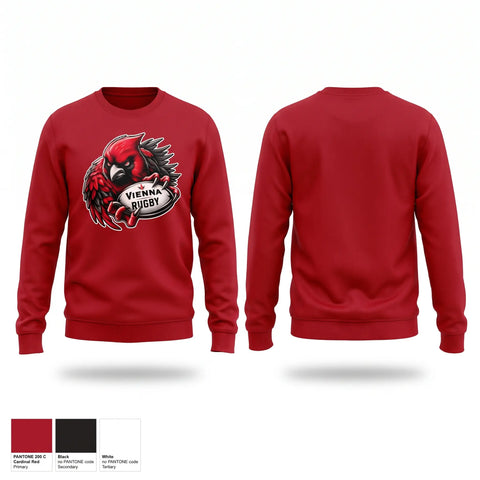 Crew Neck Sweatshirt, Vienna Girls, Rugby, Teamtime, Team time, sublimation, custom sports apparel, team uniforms, spirit wear, spiritwear, sports uniforms, custom shirts, team store, custom team store, fundraiser sports, apparel fundraiser