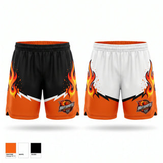 Womens Shorts, HOTSHOTS, Men's Basketball, Teamtime, Team time, sublimation, custom sports apparel, team uniforms, spirit wear, spiritwear, sports uniforms, custom shirts, team store, custom team store, fundraiser sports, apparel fundraiser