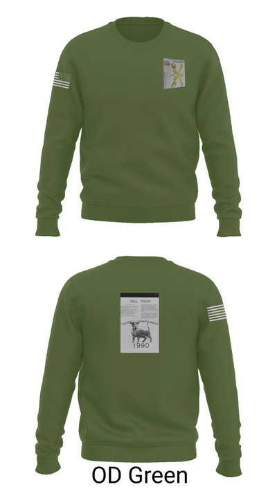2nd Armored Cavalry Regiment 7857007 Crew Neck Sweatshirt - 45