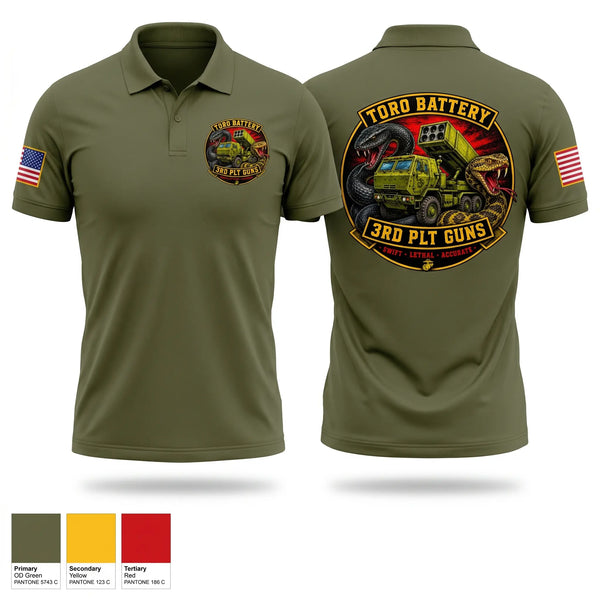 Short Sleeve Performance Polo, 1/11 Tango, Marines, Teamtime, Team time, sublimation, custom sports apparel, team uniforms, spirit wear, spiritwear, sports uniforms, custom shirts, team store, custom team store, fundraiser sports, apparel fundraiser
