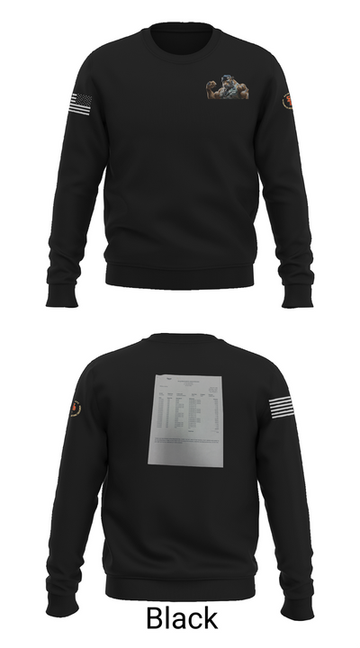 AFJROTC MS-081 DRONE TEAM 88778530 Crew Neck Sweatshirt - 25