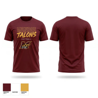 Short Sleeve Performance Shirt, Monroe Talons, Softball, Teamtime, Team time, sublimation, custom sports apparel, team uniforms, spirit wear, spiritwear, sports uniforms, custom shirts, team store, custom team store, fundraiser sports, apparel fundraiser
