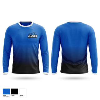 Long Sleeve Performance Shirt, Capital Region Lacrosse Lab, Men's Lacrosse, Teamtime, Team time, sublimation, custom sports apparel, team uniforms, spirit wear, spiritwear, sports uniforms, custom shirts, team store, custom team store, fundraiser sports, apparel fundraiser
