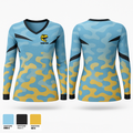 Tokai Rex Women's Long Sleeve V-neck Shirt - 1