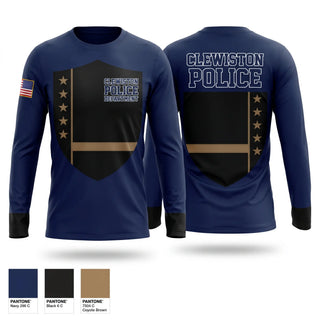 Long Sleeve Performance Shirt, Clewiston Police Department, Police, Teamtime, Team time, sublimation, custom sports apparel, team uniforms, spirit wear, spiritwear, sports uniforms, custom shirts, team store, custom team store, fundraiser sports, apparel fundraiser