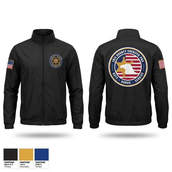 Windbreaker, Erie County Sheriff's Office PBA, Police, Teamtime, Team time, sublimation, custom sports apparel, team uniforms, spirit wear, spiritwear, sports uniforms, custom shirts, team store, custom team store, fundraiser sports, apparel fundraiser