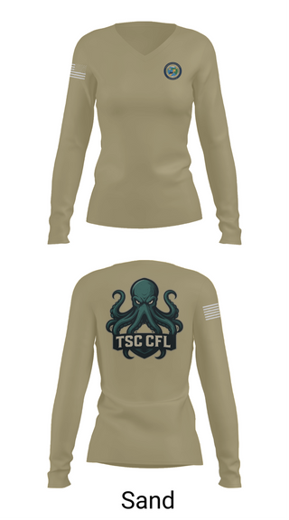 Womens Long Sleeve Vneck Shirt, Tsc cfl, , Teamtime, Team time, sublimation, custom sports apparel, team uniforms, spirit wear, spiritwear, sports uniforms, custom shirts, team store, custom team store, fundraiser sports, apparel fundraiser
