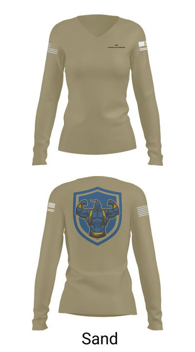 3rd Chemical Brigade H2F 36811155 Women's Long Sleeve V-neck Shirt - 97