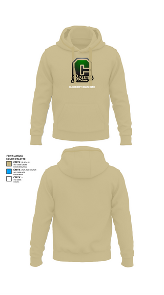 Hoodie, Cloudcroft Bears Band, Spirit Store, Teamtime, Team time, sublimation, custom sports apparel, team uniforms, spirit wear, spiritwear, sports uniforms, custom shirts, team store, custom team store, fundraiser sports, apparel fundraiser