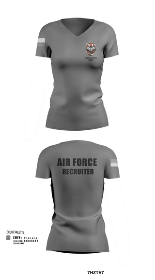 Womens Short Sleeve Vneck Shirt, 336 RCS F Flight, , Teamtime, Team time, sublimation, custom sports apparel, team uniforms, spirit wear, spiritwear, sports uniforms, custom shirts, team store, custom team store, fundraiser sports, apparel fundraiser
